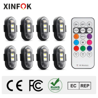 Đèn Nhấp Nháy Máy Bay Led, Màu RGB, Đèn Xe Máy, Đèn Lung Linh LED, Vị Trí, Không Dây, Thích Hợp Cho 