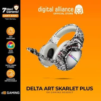 Headset Gaming Digital Alliance RGB USB PC Delta Art Skarlet Plus