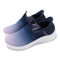 SKECHERS 休閒鞋 Ultra Flex 3.0 Slip-Ins 女鞋 藍 紫 漸層 避震 健走鞋 懶人鞋(150183-NVLV)