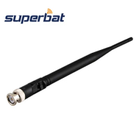 Superbat 3DBi 433Mhz Rubber Aerial Radio Signal Booster Antenna 215mm for Wireless Microphone System Receiver Remote Digital Aud