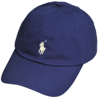 POLO RALPH LAUREN 品牌小馬刺繡LOGO棒球帽(海軍藍)