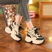 Kasut Platform, Ketibaan Baru, Insole Meningkatkan Ketinggian, Kasut Wanita, Ketinggian 9cm Casual S