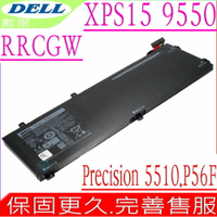 DELL 電池 適用戴爾 RRCGW,Precision 5510,M5510 , XPS 15 9550,15-9550,P56F,P56F001,T453X,01P6KD,62MJV