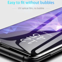 2023 3D UV Glue Screen Protector For Sony Xperia 1 IV 10 IV 5 III 1 III 10 III XZ2 1Tempered Glass Full Cover Ultraviolet Light