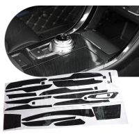 Nhãn dán nội thất sợi carbon bóng 5D cho BMW X5 F15 (2014–2018)