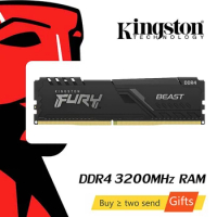 Kingston HyperX FURY memoria ram DDR4 2666MHz 16g 3200MHz 32g 2400MHz 8gb Memory DIMM rams Desktop Internal Memory For Gaming