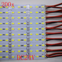 FREE DHL Samsung Chip 200pcs/lot 20W~25W DC24V 5630 LED bar light box,white/warm white LED rigid strip/hard strip