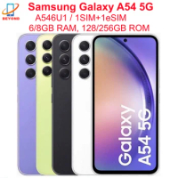 Samsung Galaxy A54 5G A546U1 6.4" AMOLED 6/8GB RAM 128/256GB Octa Core Exynos NFC Original Cell Phone