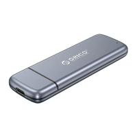 กล่องอ่าน SSD M.2 NVMe USB3.1 Gen2 Type-C 10Gbps รุ่น M2L2-V03C3-GY สีเทา