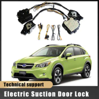 Car Soft Close Door Latch Pass Lock Actuator Electric Absorption Suction Silence Closer For Subaru Xv 2018~2023