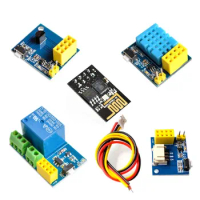 ESP8266 5V WiFi relay module Things smart home remote control switch phone APP DHT11 WS2812 DS18B20 with ESP-01 ESP-01S