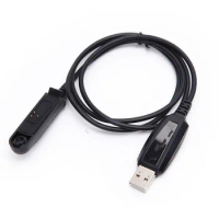 For Baofeng Walkie Talkie Accessories Replacement USB Programming Cable Cord With CD For Baofeng BF-UV9R / BF-UV9R Plus / BF-A58