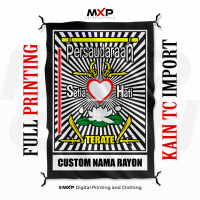 BENDERA FLAG PSHT FULL PRINTING BISA CUSTOM NAMA / DESAIN SENDIRI BAHAN KAIN TC TAHAN AIR DAN TIDAK 