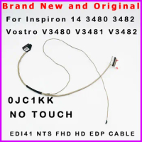 LCD Screen Cable For DELL Inspiron 14 3480 3482 Vostro 14 V3480 V3481 V3482 EDI41 NTS FHD HD EDP Cable 30PIN 0JC1KK DC020038E00