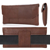 Genuine Leather Slim Phone Pouch Case For iphone 14 13 12 Pro Max Samsung S23 S22 Ultra Belt Clip Holster Cover Bag 4.7-7.2 inch