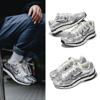【NIKE 耐吉】休閒鞋 P-6000 男鞋 女鞋 液態銀 復古 銀 黑 情侶鞋 Metallic Silver(CN0149-001)
