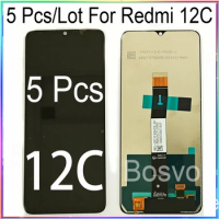 Wholesale 5 Pieces / Lot For Redmi 12C LCD Display Screen with Touch Assembly for Xiaomi Redmi 12C