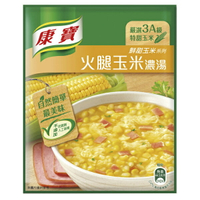康寶 自然原味火腿玉米濃湯(49.7gx2包/組) [大買家]