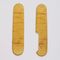 Hand Made Maple Wood Scales for 91 mm Victorinox Swiss Army Knife