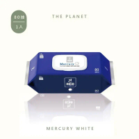 【安琪兒】(箱購)韓國 RICObaby｜星球系列濕巾 水星(白)-濕巾58gsm*80P*10