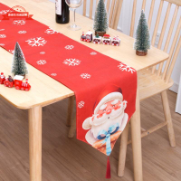 歐美圣誕節裝飾用品餐廳布置桌旗聖誕家居裝飾場景布置餐桌墊