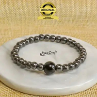 Gelang Pria Keren Kekinian Batu Blustin ASLI Akik Tasbih 33 Butir by Rizacraft