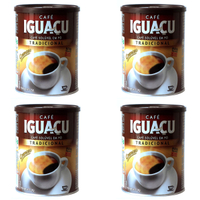 《6瓶賣場》巴西 Cafe Iguacu 伊瓜蘇 頂級冷凍顆粒即溶咖啡 200g 黑咖啡 研磨細粉【南風百貨】