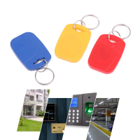 พวงกุญแจ/โทเคน IC+ID RFID แบบคู่ ความถี่ 125 kHz และ 13.56 MHz ชิป EM4100/S50 การ์ดอัจฉริยะ สำหรับระ