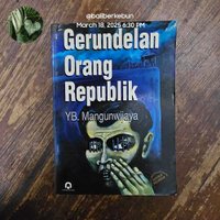 gerundelan orang republik  yb mangunwijaya cetakan pertama 1995