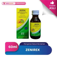 Zenirex untuk Mengatasi Batuk Berdahak / Batuk Karena Alergi (60 ml)