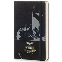 2017 Moleskine 限量版蝙蝠俠12M日誌(黑/L)