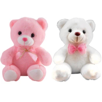 LED Luminous Bear Doll Creative Glow Bear Plush Toy Soft Stuffed Teddy Bear Battery Operated for Birthday Mothers Day
