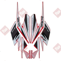 Striping lis stiker body motor honda CB150R SE 2018 Merah