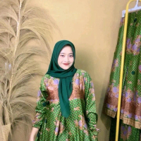 Batik muslimat Nu terbaru gamis muslimat model mayung bahan sutra silki