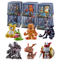 Bandai Genuine Digimon Anime Figure CANDY TOY 02 Dukemon Mugendramon Collection Model Anime Action Figure Toys for Children