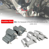 For 2008-2023 Kawasaki 1400GTR Concours 14 ZG1400 GTR1400 GTR 1400 Accessories Handlebar Riser Handle Bar Clamp Extend Adapter
