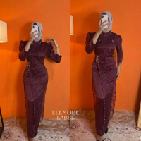 Floreta Dress Satin Slik Premium - Gamis Pesta Kondangan Dress Bridesmaid TERBARU