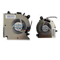 Laptop CPU Fan พัดลมระบายความร้อน CPU GPU สำหรับแล็ปท็อป MSI Gf65 Thin 10Sd 10Sdr 10Se 10Ser 9Sd 9Se