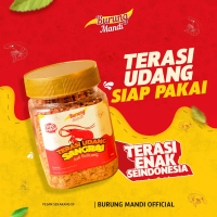 Terasi Udang Sangrai Matang Siap Pakai Asli Belitung 100gr - Burung Mandi Masakan Bahan