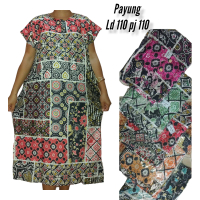 Daster Dress Batik Soloan Kancing Depan