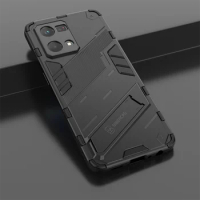 For OPPO Reno 7 4G Case Luxury Rugged Armor Magnetic Car Stand Holder Shockproof Phone Case For OPPO Reno 7 Reno7 4G Back Cover
