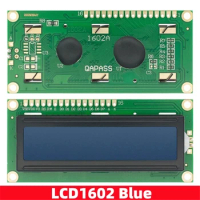 LCD1602 1602 LCD Module IIC I2C HD44780 Liquid Crystal Display Module 5V 16x2 Character Blue Green Screen Compatible for Arduino