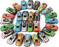28 Pack Pull Back Cars for Kids Vehicles Toy Bulk Party Favor Race Cars Toys Goodie Bag Stuffers Pi