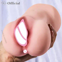 Sex Tooys For Men Realistic Vagina Male Masturbator Cup Pussy Ass Double Layers Sexy Ass Soft Silicone Sex Doll Sexual Toys