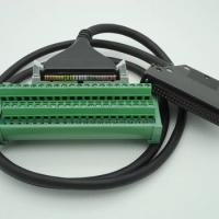 PLC terminal station connectors suitable for Mitsubishi Q Series PLC Programming I/O module with 1 meters cable