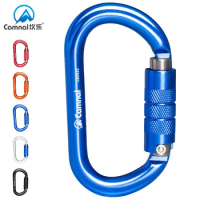 P501 O-Type Automatic Master Lock, Outdoor Rock Climbing Safety Buckle, Lock Connection, Symmetrical Master Lock
