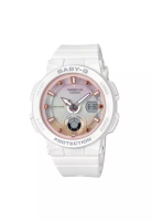 CASIO CASIO BABY-G BGA-250-7A2DR 數位石英白色樹脂女士手錶