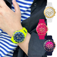 Ice-Watch chrono時空系列 運動風時尚真三眼六針低調堅毅計時腕錶