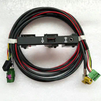 OEM carplay espejo enlace MIB carplay USB AUX-IN socket arnes para Tiguan L Touran L 5Q0 035 726 E