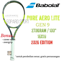 Raket Tenis Babolat Pure Aero Lite 100 270g 16x19 Gen 9 / Tennis Racket
